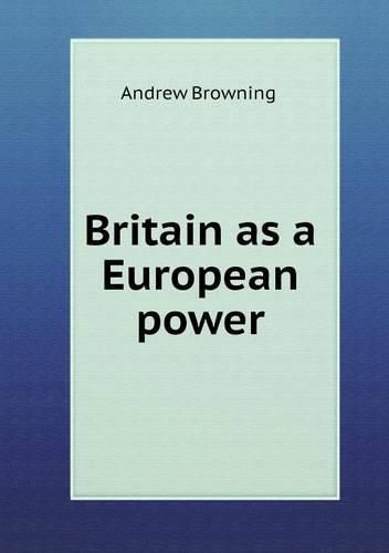 Britain as a European power
