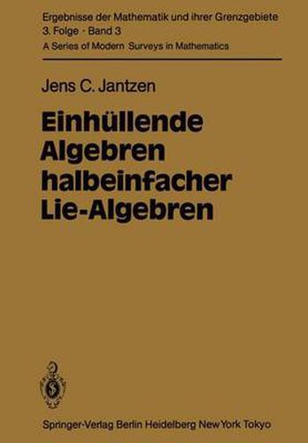 Cover image for Einhullende Algebren Halbeinfacher Lie-Algebren