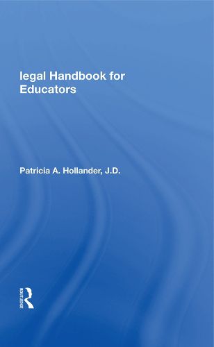 Cover image for Legal Handbook For Educators