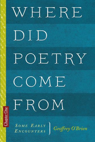 Cover image for Where Did Poetry Come From: Some Early Encounters