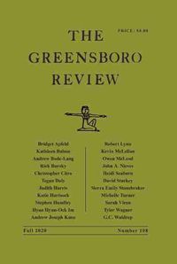 Cover image for The Greensboro Review: Number 108, Fall 2020