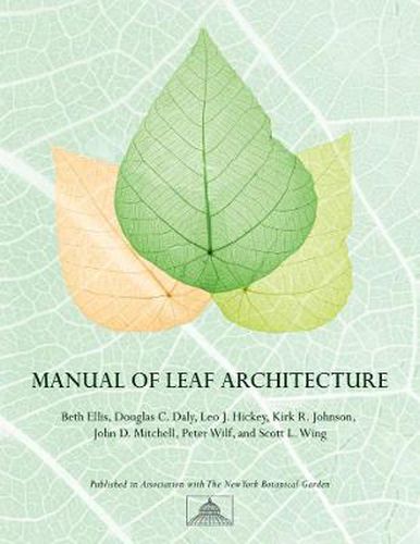 Cover image for Manual of Leaf Architecture