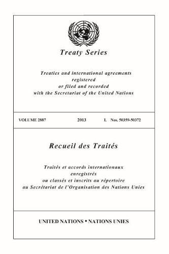 Treaty Series 2887 (English/French Edition)