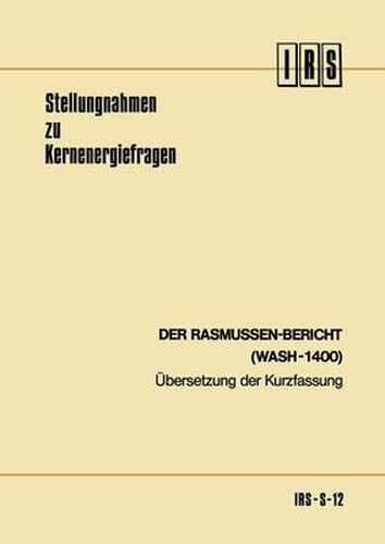 Cover image for Der Rasmussen-Bericht (Wash-1400): UEbersetzung Der Kurzfassung