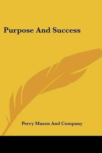 Cover image for Purpose and Success