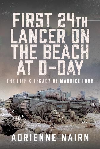 Cover image for First 24th Lancer on the Beach at D-Day