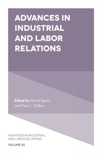 Cover image for Advances in Industrial and Labor Relations