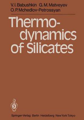 Cover image for Thermodynamics of Silicates