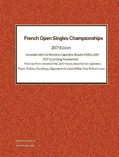 Cover image for French Open Singles Championships - Complete Open Era Results 2017 Edition