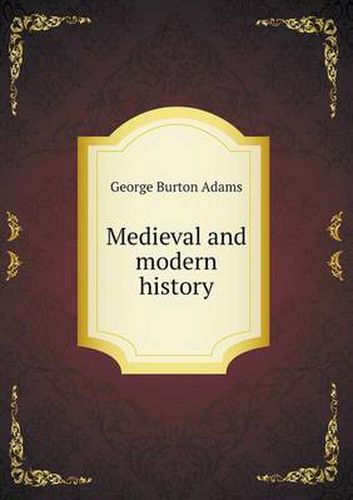 Cover image for Medieval and modern history