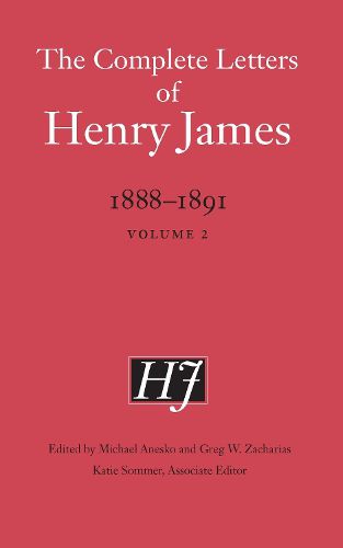 Cover image for The Complete Letters of Henry James, 1888-1891