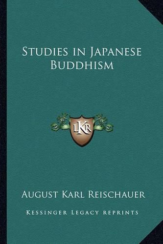 Cover image for Studies in Japanese Buddhism