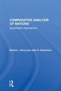 Cover image for Comparative Analysis Of Nations: Quantitative Approaches