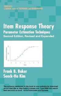Cover image for Item Response Theory: Parameter Estimation Techniques, Second Edition