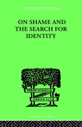 Cover image for On Shame And The Search For Identity
