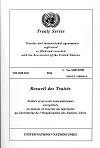 Cover image for Treaty Series 3128 (English/French Edition)