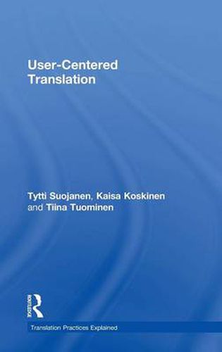 Cover image for User-Centered Translation