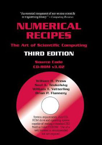 Numerical Recipes Source Code CD-ROM 3rd Edition: The Art of Scientific Computing