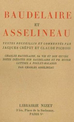 Baudelaire Et Asselineau