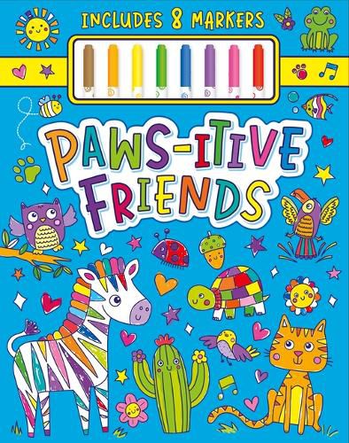 Cover image for Paws-Itive Friends Coloring Kit