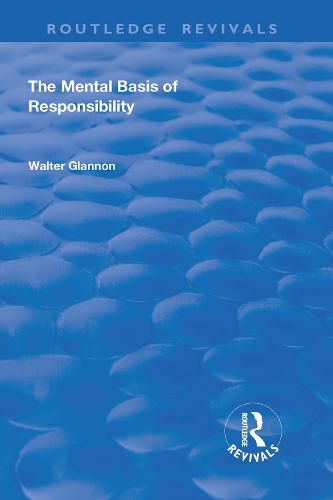 Cover image for The Mental Basis of Responsibility