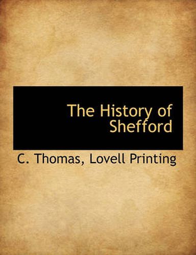 Cover image for The History of Shefford