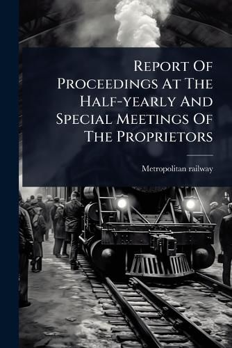 Cover image for Report Of Proceedings At The Half-yearly And Special Meetings Of The Proprietors