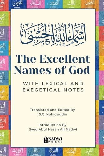 Cover image for The Excellent Names of God with Lexical and Exegetical Notes