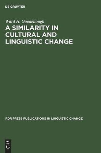 Cover image for A Similarity in Cultural and Linguistic Change