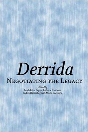 Cover image for Derrida: Negotiating the Legacy