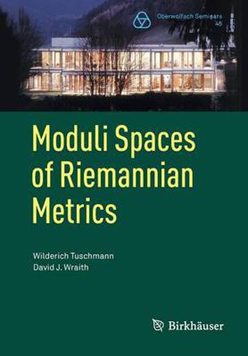 Cover image for Moduli Spaces of Riemannian Metrics