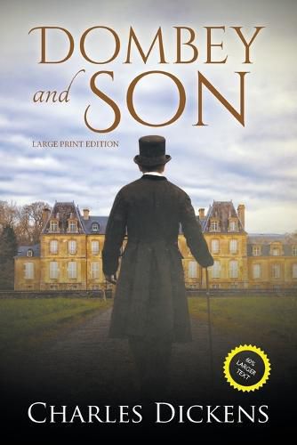 Cover image for Dombey and Son (Annotated, Large Print)