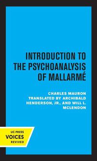 Cover image for Introduction to the Psychoanalysis of Mallarme