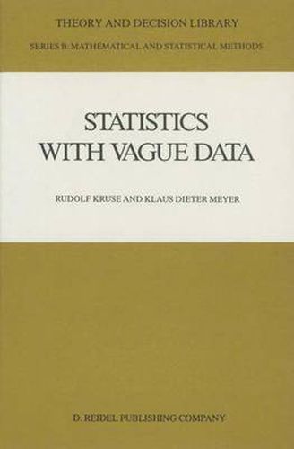 Cover image for Statistics with Vague Data