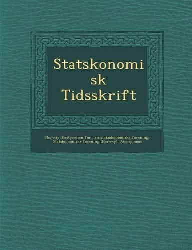 Cover image for STATS Konomisk Tidsskrift