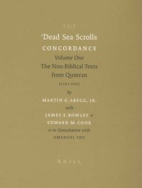 Cover image for The Dead Sea Scrolls Concordance, Volume 1 (2 vols): The Non-Biblical Texts from Qumran