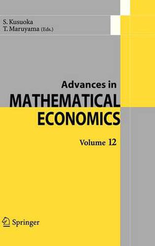 Cover image for Advances in Mathematical Economics Volume12