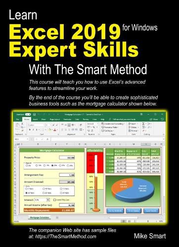 Cover image for Learn Excel 2019 Expert Skills with The Smart Method: Tutorial teaching Advanced Skills including Power Pivot