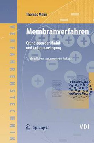 Cover image for Membranverfahren: Grundlagen der Modul- und Anlagenauslegung