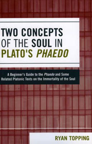 Cover image for Two Concepts of the Soul in Plato's Phaedo: A Beginner's Guide to the Phaedo and Some Related Platonic Texts on the Immortality of the Soul