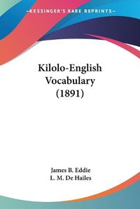 Cover image for Kilolo-English Vocabulary (1891)