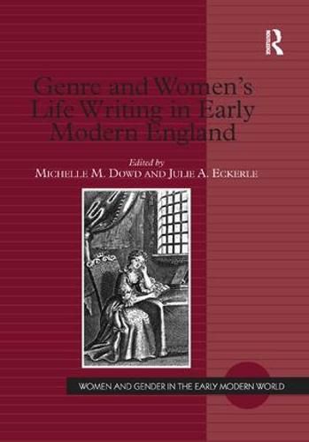 Cover image for Genre and Women's Life Writing in Early Modern England