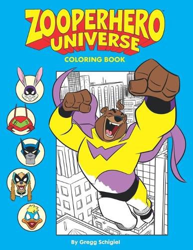 Cover image for Zooperhero Universe Coloring Book