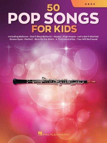 Cover image for 50 Pop Songs for Kids: For Oboe