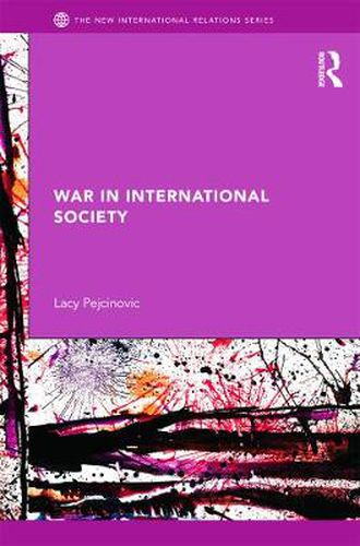 Cover image for War in International Society