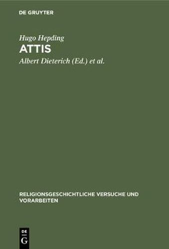 Cover image for Attis