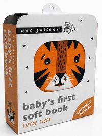 Cover image for Tiptoe Tiger (2020 Edition): Baby's First Soft Book