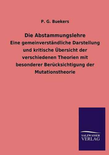Cover image for Die Abstammungslehre