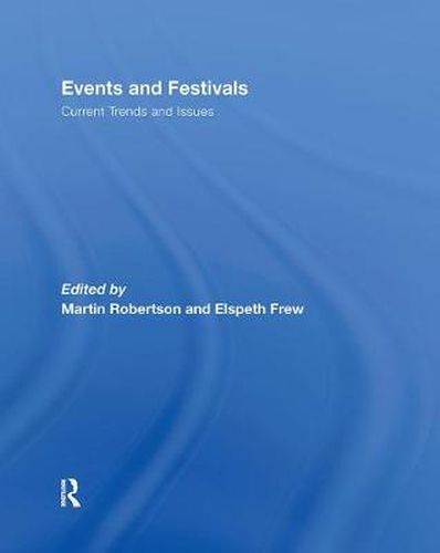 Cover image for Events and Festivals: Current Trends and Issues