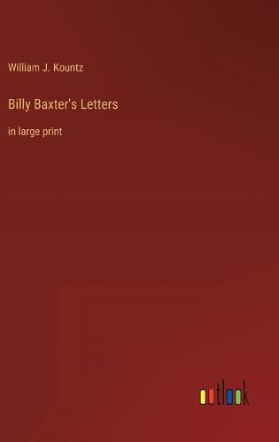 Cover image for Billy Baxter's Letters